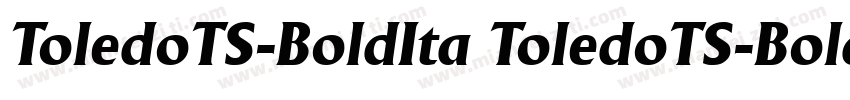 ToledoTS-BoldIta ToledoTS-BoldIta字体转换